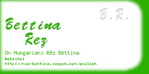 bettina rez business card