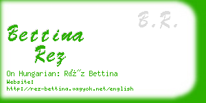 bettina rez business card